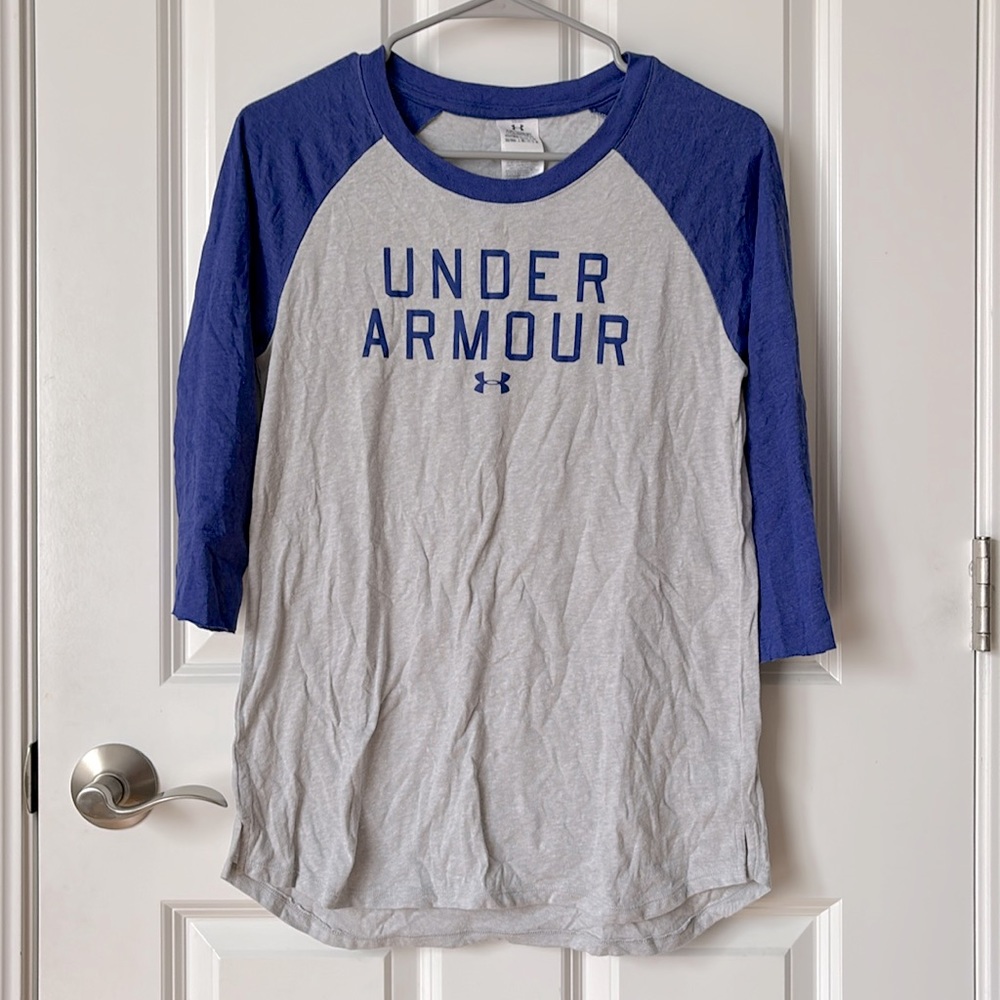 Under Armour Baseball Raglan Shirt NWT